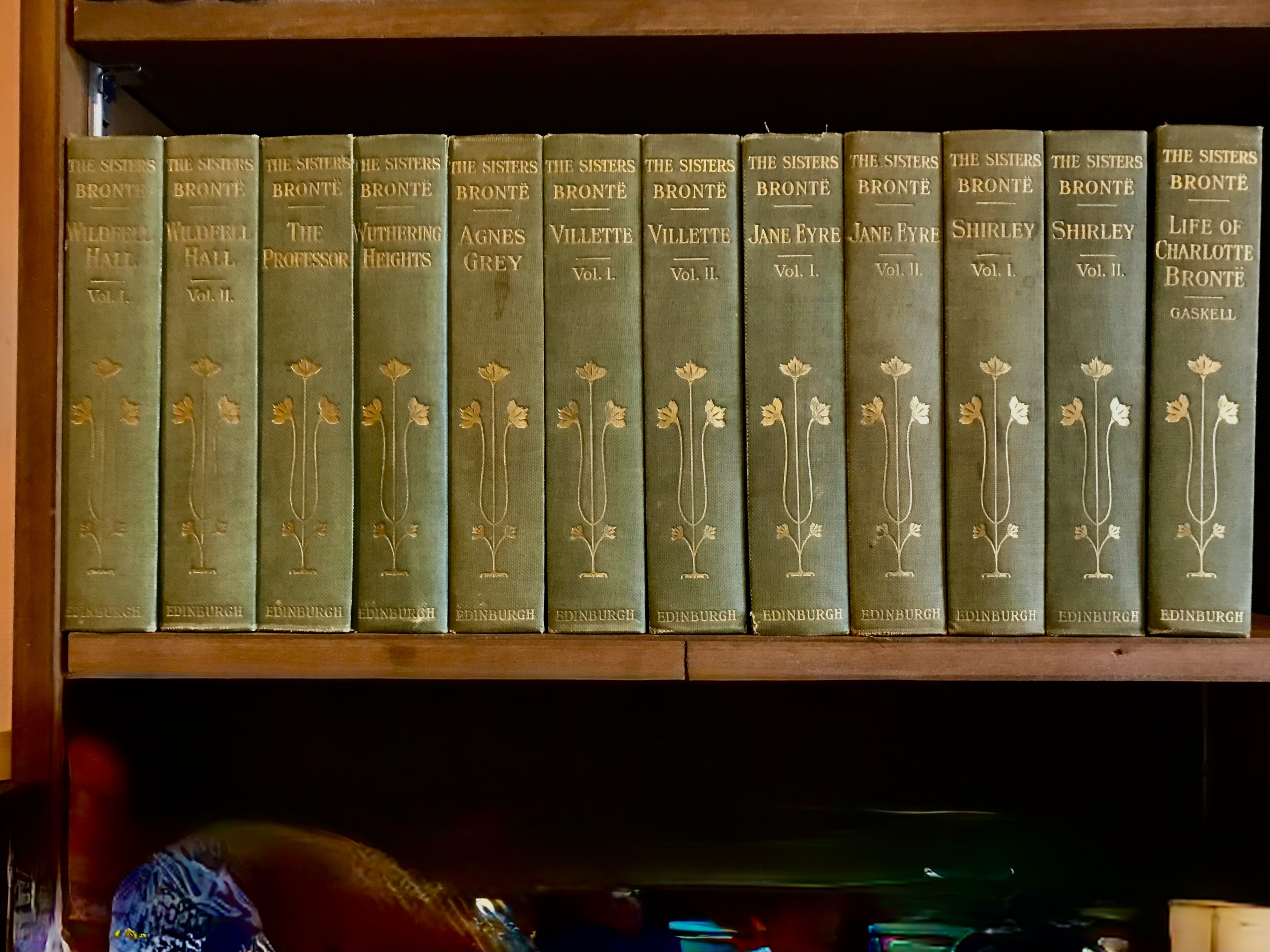 NOVELS OF THE SISTERS BRONTE. Edited by Temple Scott. Thornton Edition. 12 volumes 