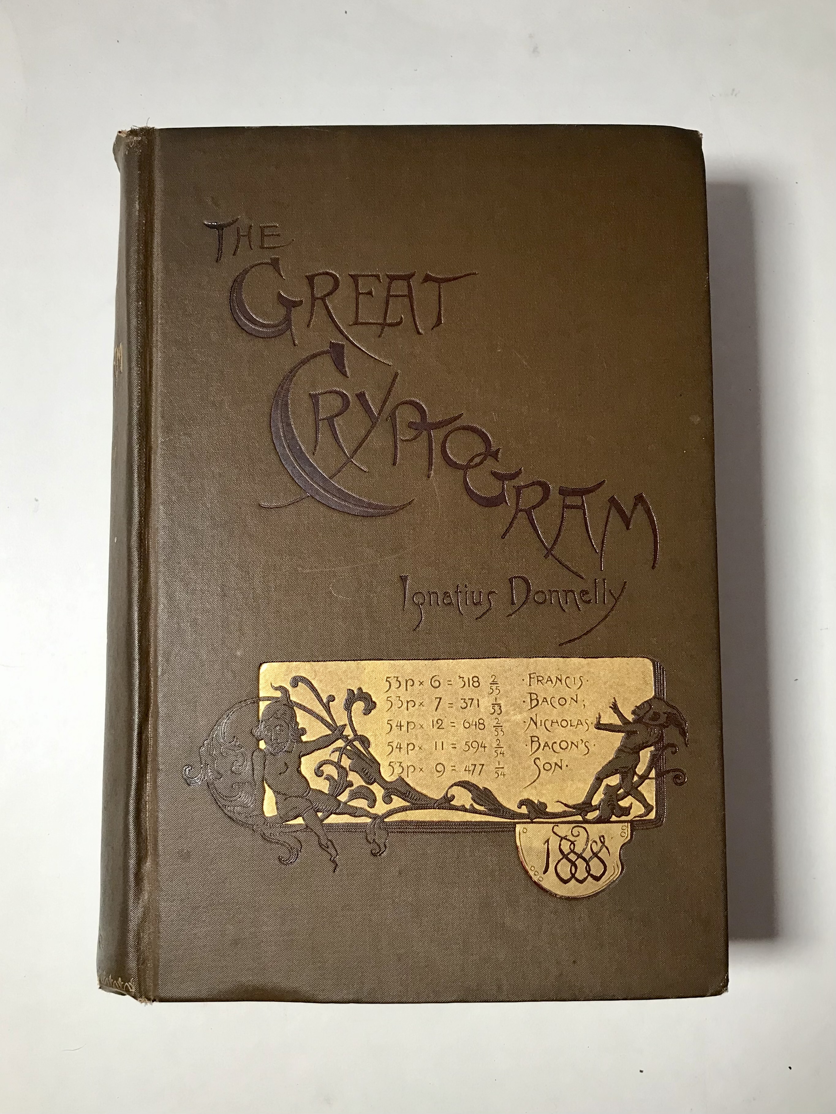 Image for THE GREAT CRYPTOGRAM: Francis Bacon's Cipher On The So-Called Shakespeare Plays THE GREAT CRYPTOGRAM: Francis Bacon's Cipher On The So-Called Shakespeare Plays