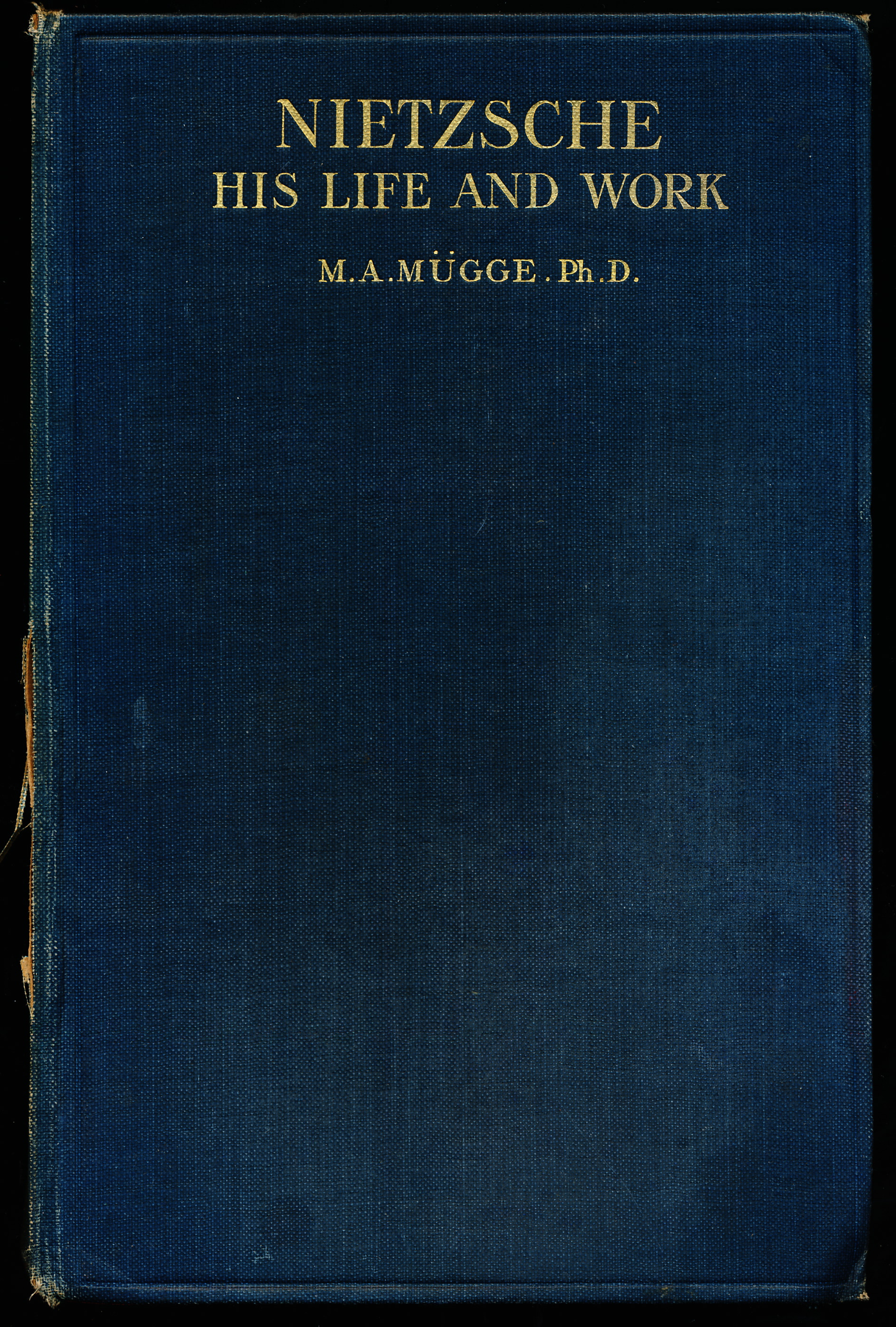 FRIEDRICH NIETZSCHE. His Life and Work.