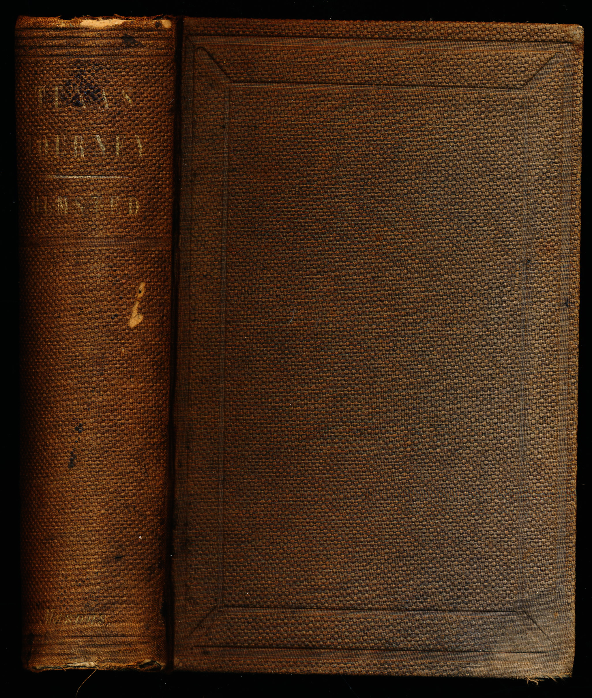 JOURNEY THROUGH TEXAS; or, a Saddle-Trip on the Southwestern Frontier; With a Statistical Appendix.