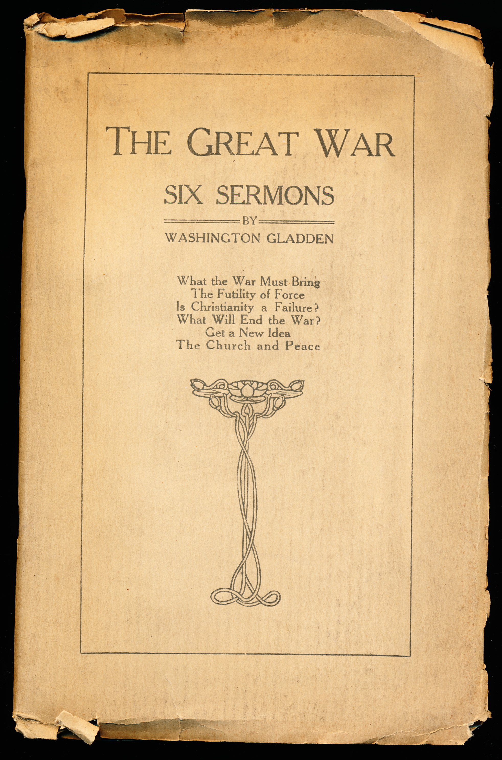 THE GREAT WAR. Six Sermons