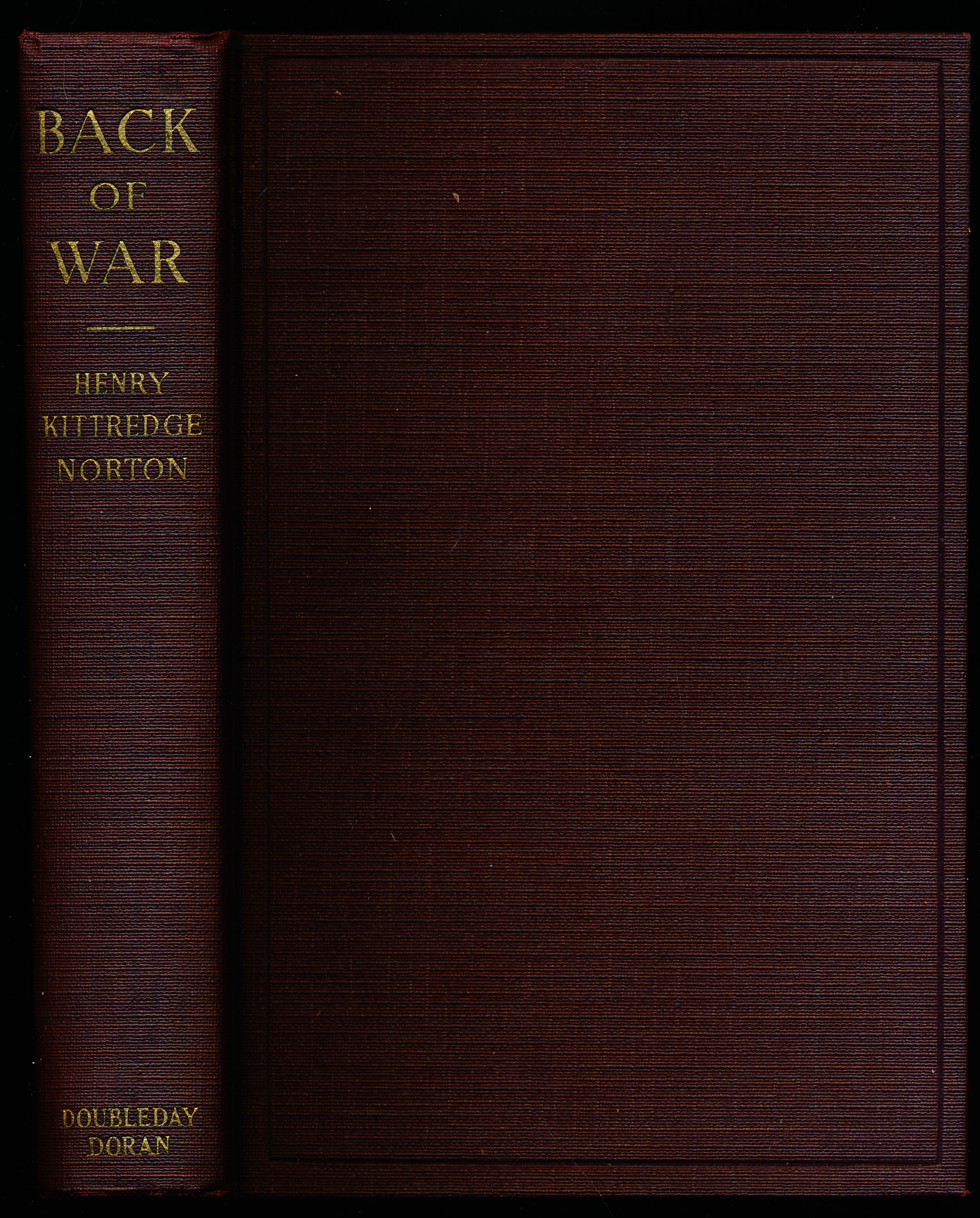 Image for BACK OF WAR BACK OF WAR