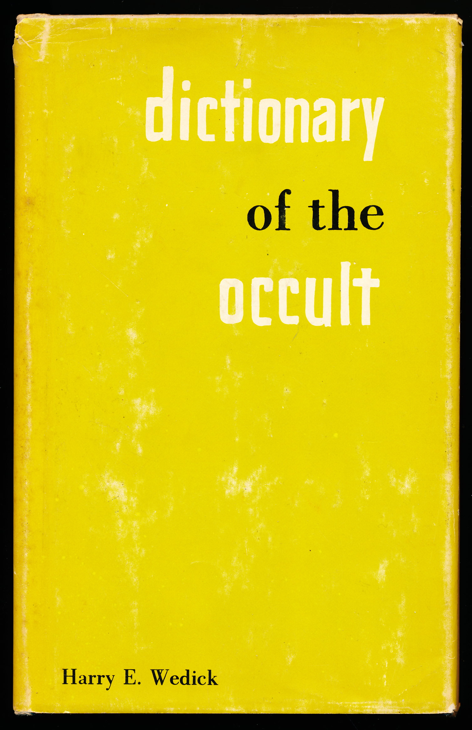 DICTIONARY OF THE OCCULT