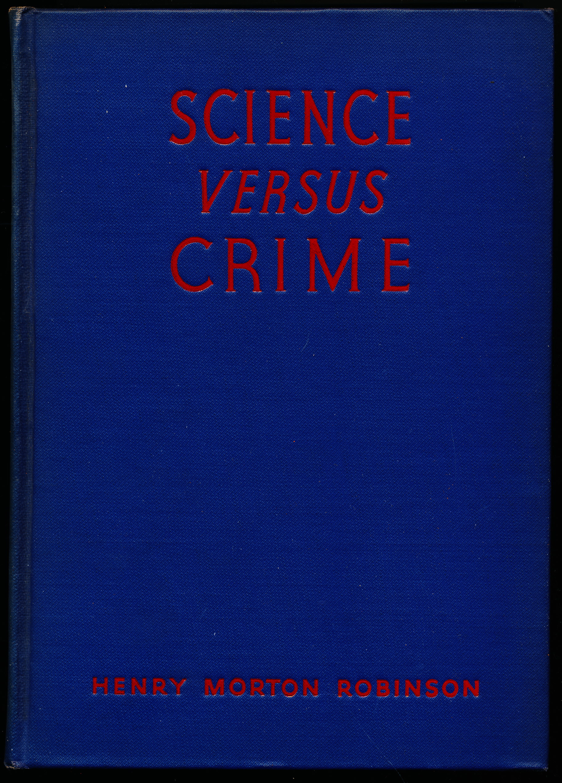 Image for SCIENCE VERSUS CRIME SCIENCE VERSUS CRIME